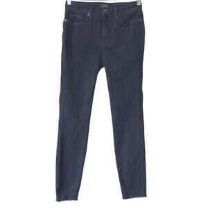 Judy Blue Skinny Fit JB88703DK Womens Jeans Dark Wash Raw Hem Sz 9/29 High Waist